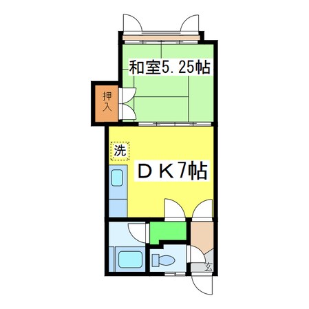 コーポ白蓮の物件間取画像